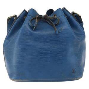 Louis Vuitton Epi Petit Noe Bucket Bag Blue